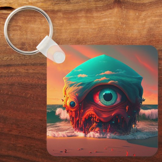 血眼 キーホルダー (正面)
