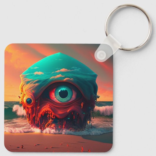 血眼 キーホルダー (裏面)