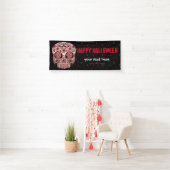 血砂糖スカル*背景色の選択 横断幕 (インサイチュ)