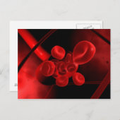 血管の概念像 ポストカード (正面/裏面)