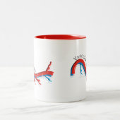 血管ユニークナース贈与 ツートーンマグカップ (中央)