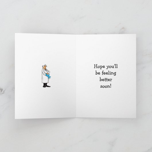 血管切除おもしろいのユーモアは良いカードを得る カード (内部)