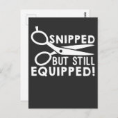 血管切除手術は狙撃されたが、まだ装備されている ポストカード (正面/裏面)