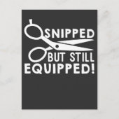 血管切除手術は狙撃されたが、まだ装備されている ポストカード (正面)