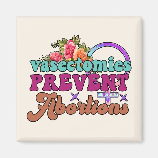 血管切除擁護 マグネット (正面)