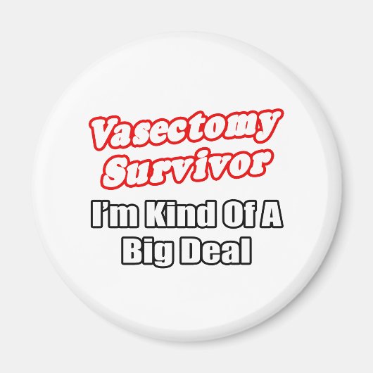 血管切除生存者…大きな取引 マグネット (正面)