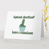 血管切除術を受ける カード (黄色い花)