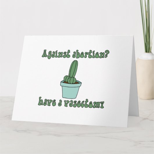 血管切除術を受ける カード (正面)