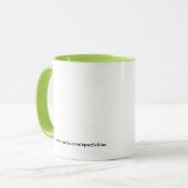 血管切除術/ゴルフユーモアのマグギフト マグカップ (正面左)