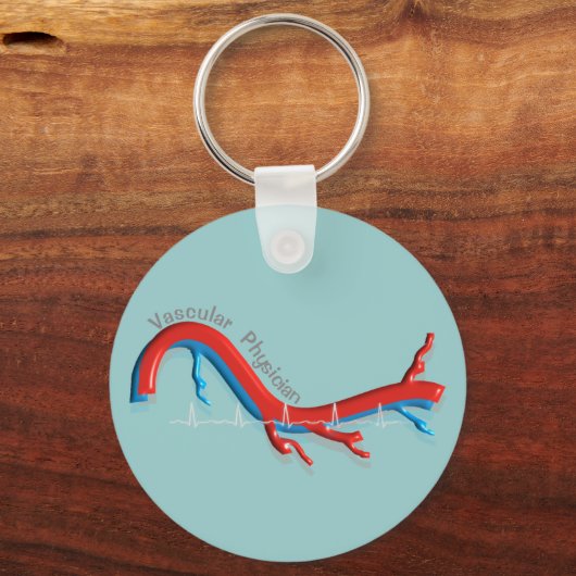 血管医ユニーク医の贈り物 キーホルダー (正面)