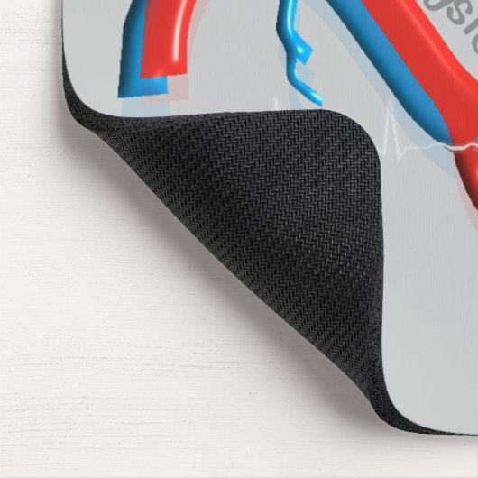 血管医ユニーク医の贈り物 マウスパッド (コーナー)