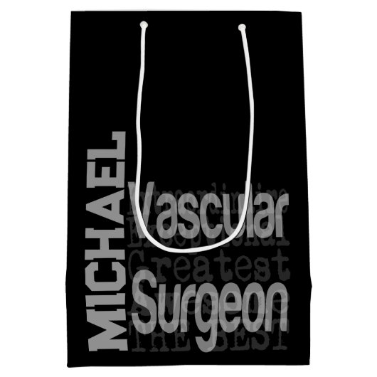 血管外科カスタム外科 ミディアムペーパーバッグ (裏面)