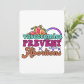 血管拡張により中絶を防止フラットグリーティングカード 招待状 (スタンド正面)