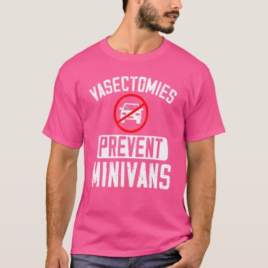 血管拡張によるミニバン血管切除手術の阻止 Tシャツ (正面)