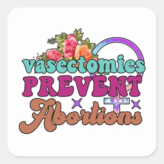 血管拡張による中絶ステッカーの防止 スクエアシール (正面)