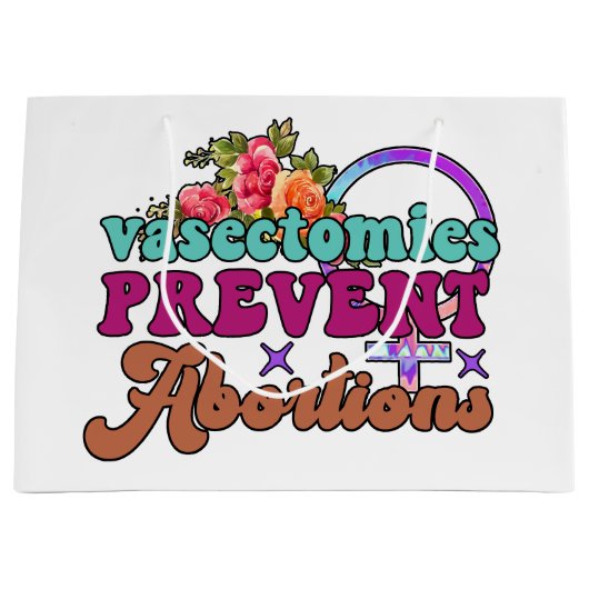 血管拡張による中絶抱き枕 ラージペーパーバッグ (正面)