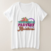 血管拡張剤で中絶を防ぐプラスサイズシャツ プラスサイズTシャツ (デザイン正面)