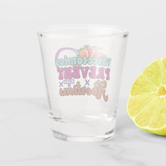 血管拡張性血管中絶ショットグラス防止 ショットグラス (裏面)