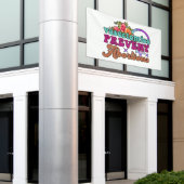 血管拡張防止バナー 横断幕 (ビルの外側)