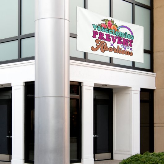 血管拡張防止バナー 横断幕 (ビルの外側)