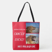 血管肉腫がん吸! トートバッグ (正面)