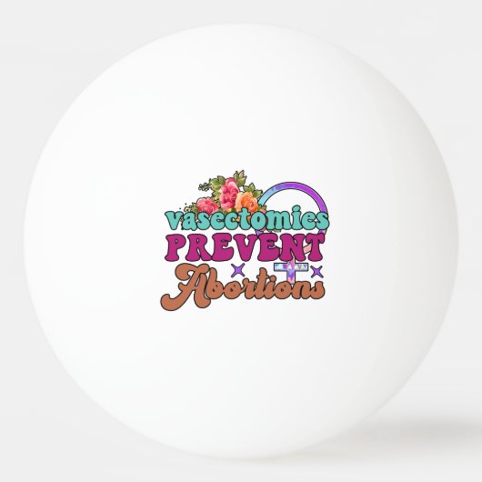 血管腫が玉を打つ中絶を防ぐ 卓球ボール (正面)