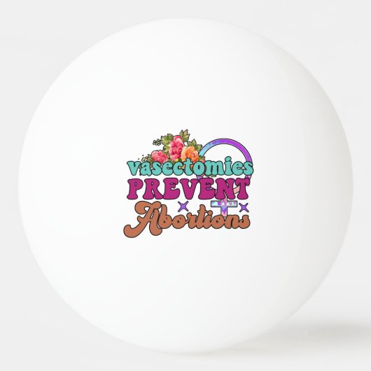血管腫が玉を打つ中絶を防ぐ 卓球ボール (裏面)