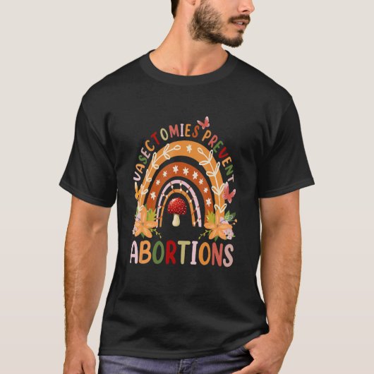 血管腫防止中絶ことわざ花虹 Tシャツ (正面)