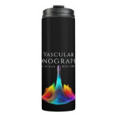 血管超音波撮影カラフル波 タンブラー (正面)