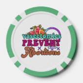 血管迷路が中絶を防ぐトランプのポーカーチップ ポーカーチップ (裏面)