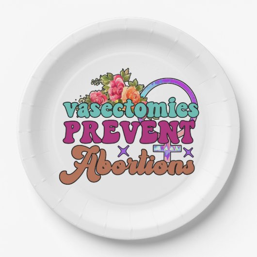 血管迷路予防紙プレート ペーパープレート (正面)