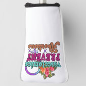 血管迷路防止ゴルフクラブカバー ゴルフヘッドカバー (回転90)