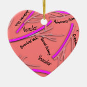 血管静脈と動脈#58 セラミックオーナメント (正面)