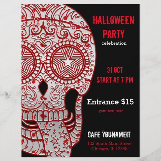 血糖スカル チラシ (正面)