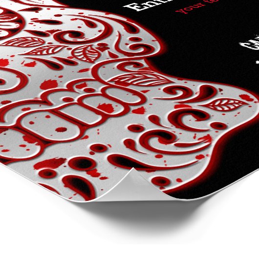 血糖スカル ポスター (角)