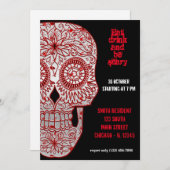 血糖スカル 招待状 (正面/裏面)