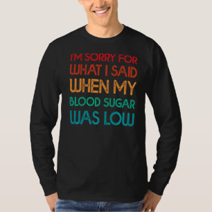 血糖値は1型糖尿病T1d糖尿病だった Tシャツ