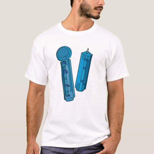 血糖値テスト用ランセット Tシャツ (正面)