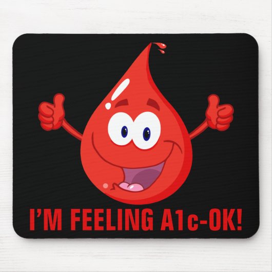血糖制御 マウスパッド (正面)