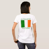 血統の誇り ウイスキーが脈を流れることも Tシャツ (裏面フル)