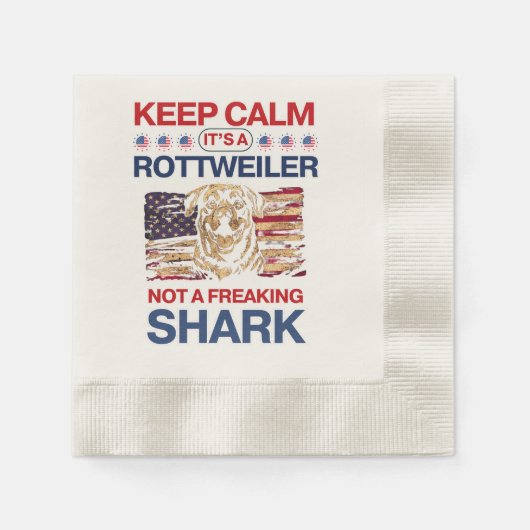 血統犬サービスドッグマスターズ勇気 縁ありカクテルナプキン (正面)