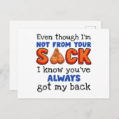 血縁関係がなくてもあなたの大切な人であることは変わらない ポストカード (正面/裏面)