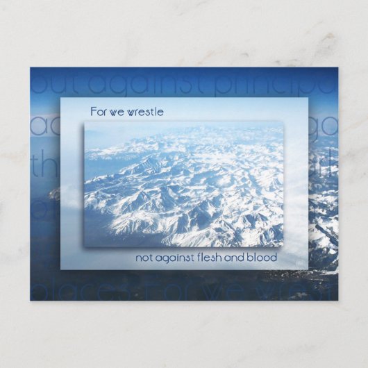 血肉に対してではない ポストカード (正面)