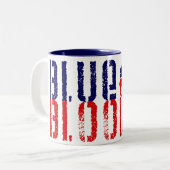 血色の悪い民主党員 ツートーンマグカップ (正面左)