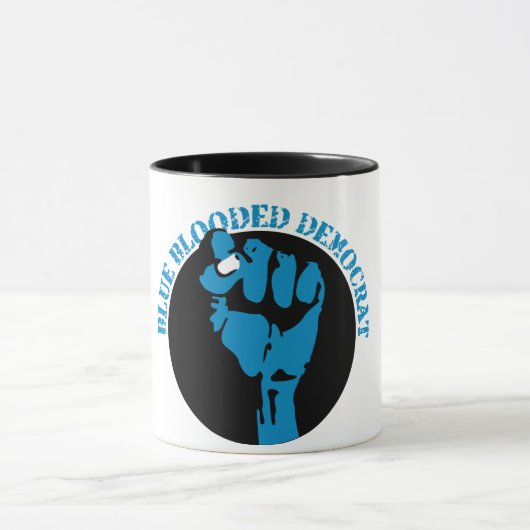 血色の悪い民主党員 マグカップ (中央)