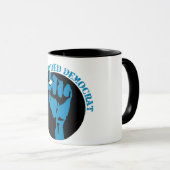 血色の悪い民主党員 マグカップ (正面右)