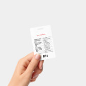 血行動態RN バッジ (手持ち)