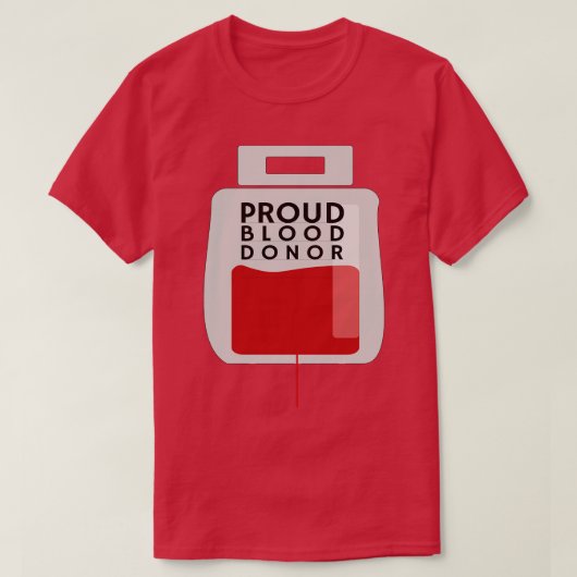 血誇りを持った供与体 Tシャツ (デザイン正面)