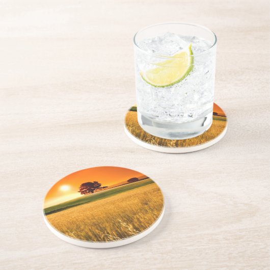 血赤い日没 コースター (側面)