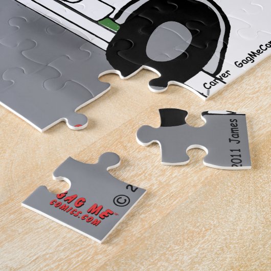 「血走り」 ジグソーパズル (側面)